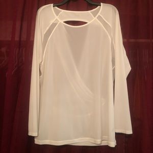 Lululemon Open back Mesh Long Sleeve Top